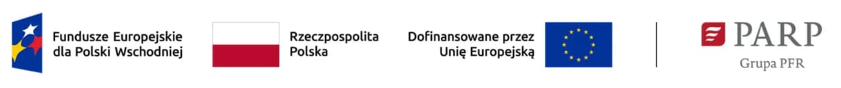European Funds for Eastern Poland, Republic of Poland, co-funded by the European Union, PARP — PFR Group